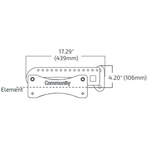 Biamp Community IV6-LAF-PBB